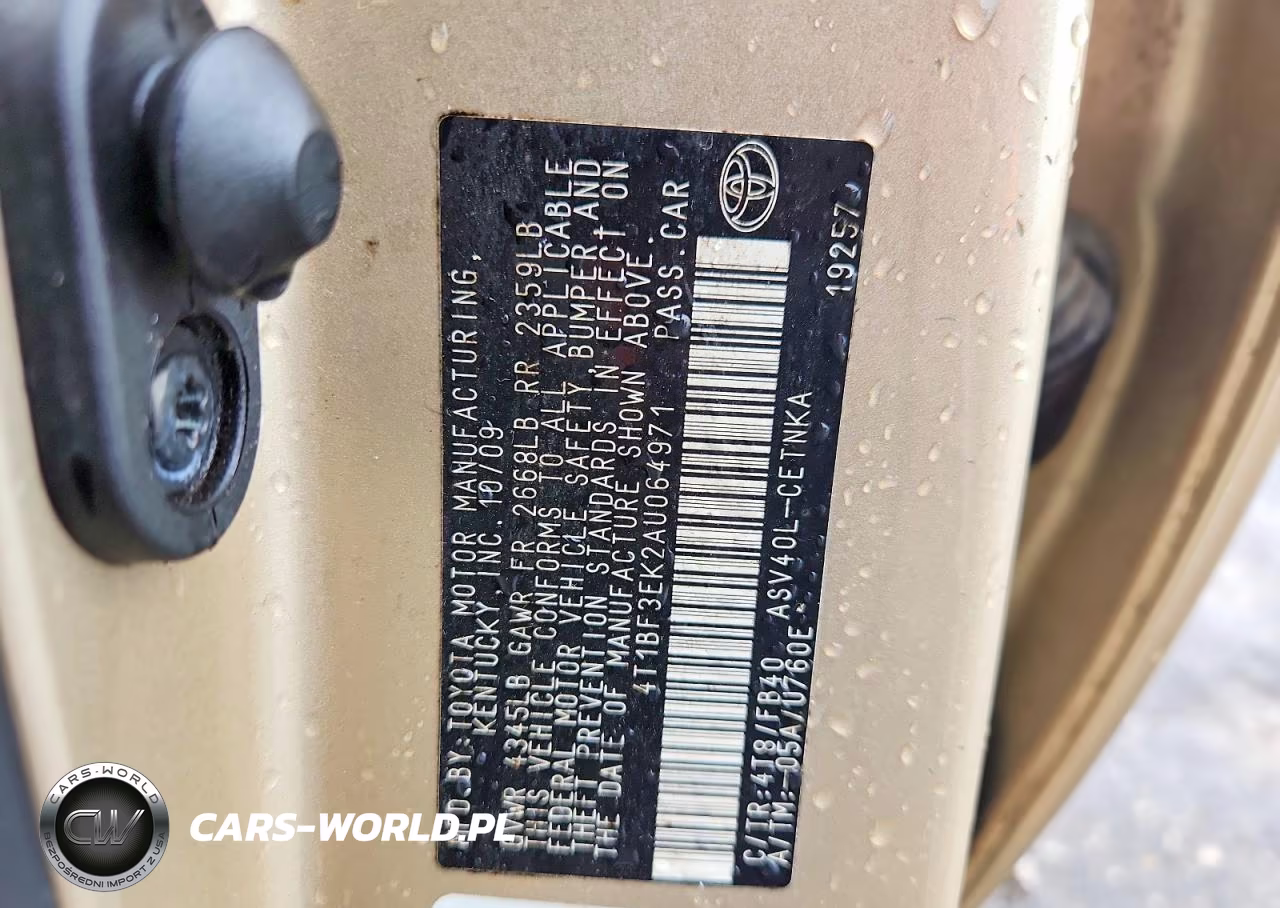 2010 Toyota Camry Le VIN:4T1BF3EK2AU064971 - 12