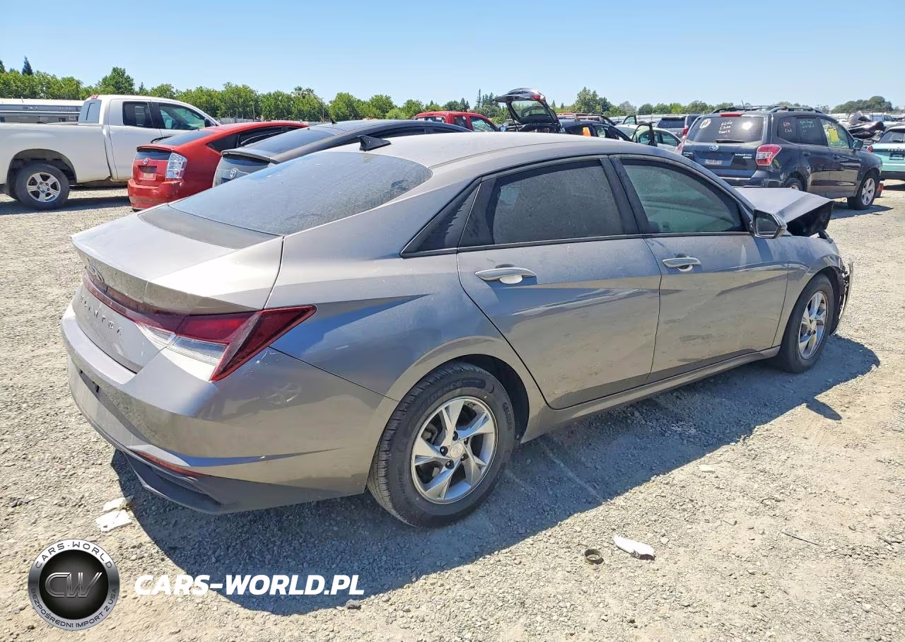 2021 Hyundai Elantra Se VIN:KMHLL4AG2MU070262 - 3