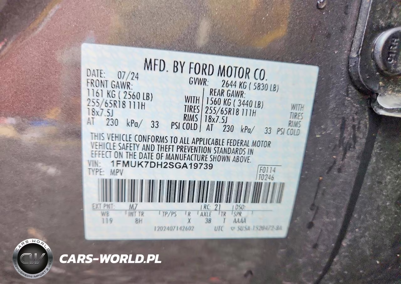 2025 Ford Explorer Active VIN:1FMUK7DH2SGA19739 - 13