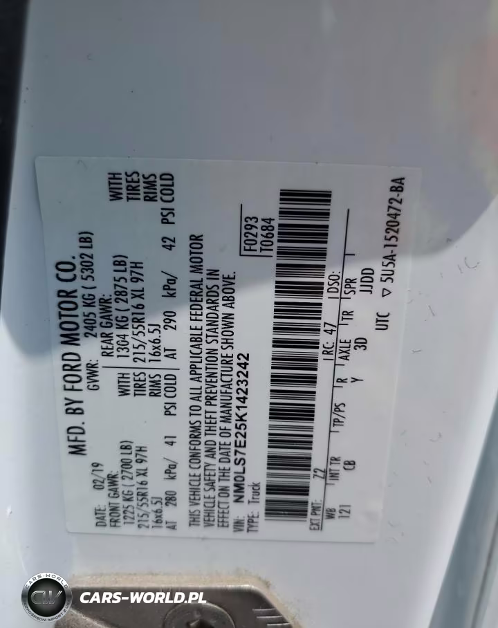 2019 Ford Transit Connect Xl VIN:NM0LS7E25K1423242 - 13