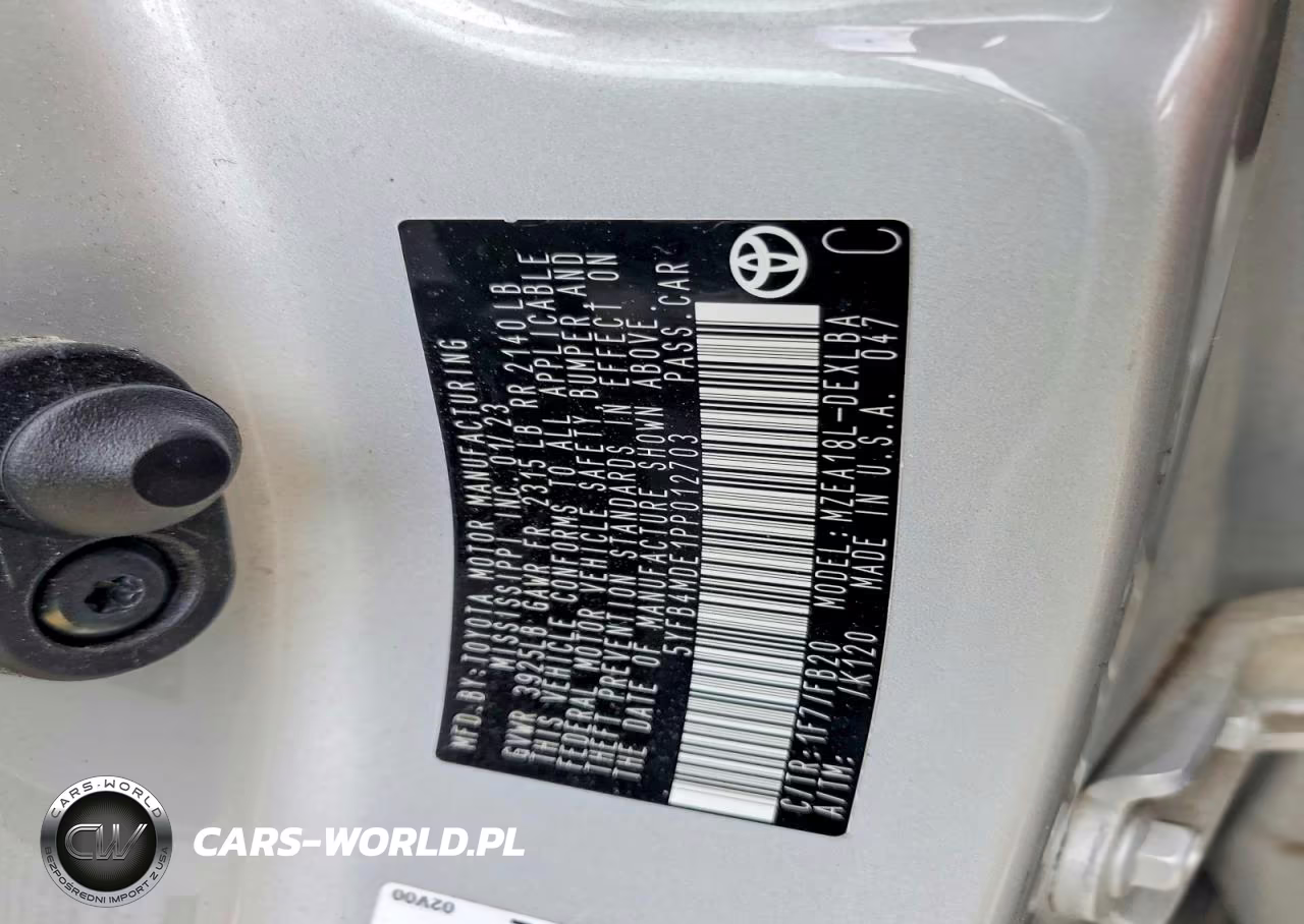 2023 Toyota Corolla Le VIN:5YFB4MDE1PP012703 - 12