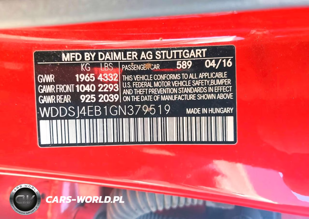 2016 Mercedes-Benz Cla 250 VIN:WDDSJ4EB1GN379519 - 12