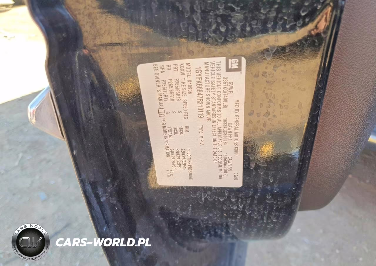 2007 Cadillac Escalade Esv VIN:1GYFK66847R210119 - 13