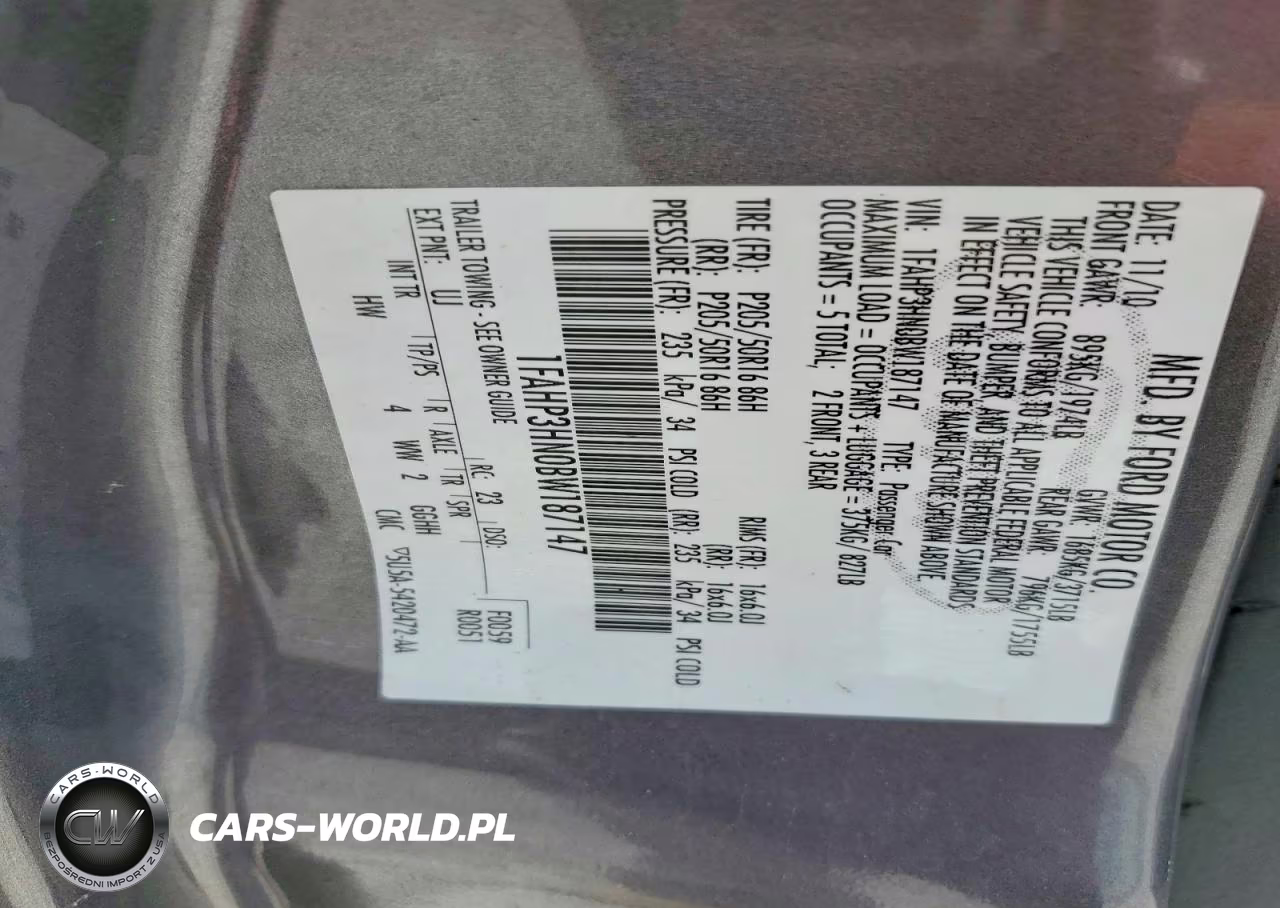 2011 Ford Focus Sel VIN:1FAHP3HN0BW187147 - 13