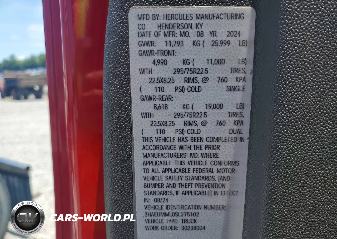 2025 International Mv607 Refrigerated Box Truck VIN:3HAEUMML0SL275102 - 13