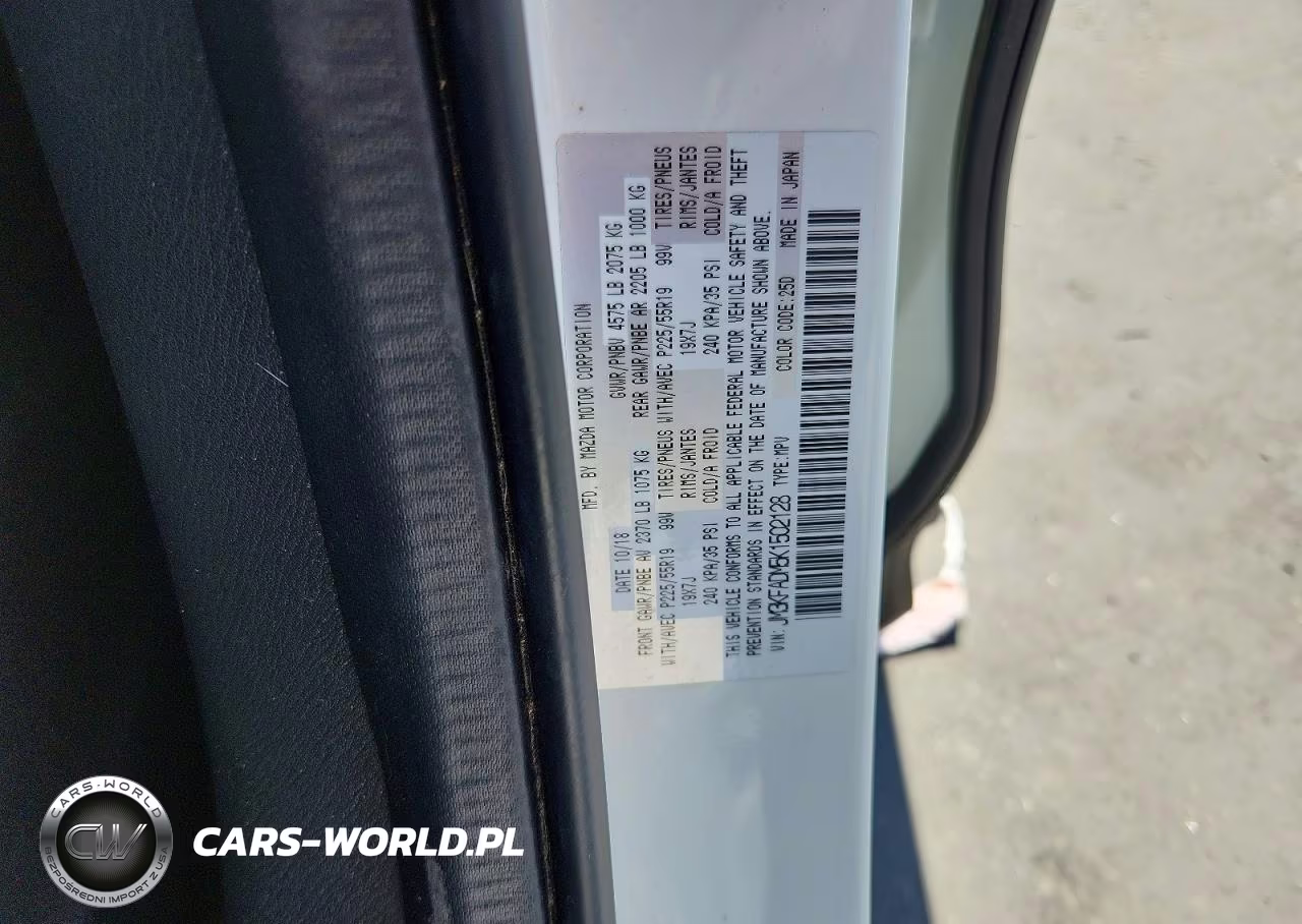 2019 Mazda Cx-5 Grand Touring VIN:JM3KFADM5K1502128 - 12