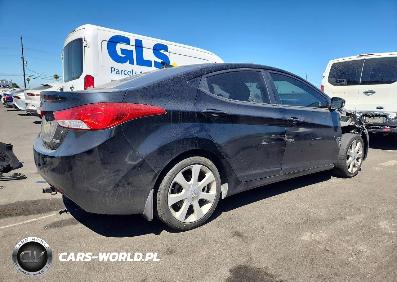 2012 Hyundai Elantra Limited VIN:KMHDH4AE6CU208100 - 3