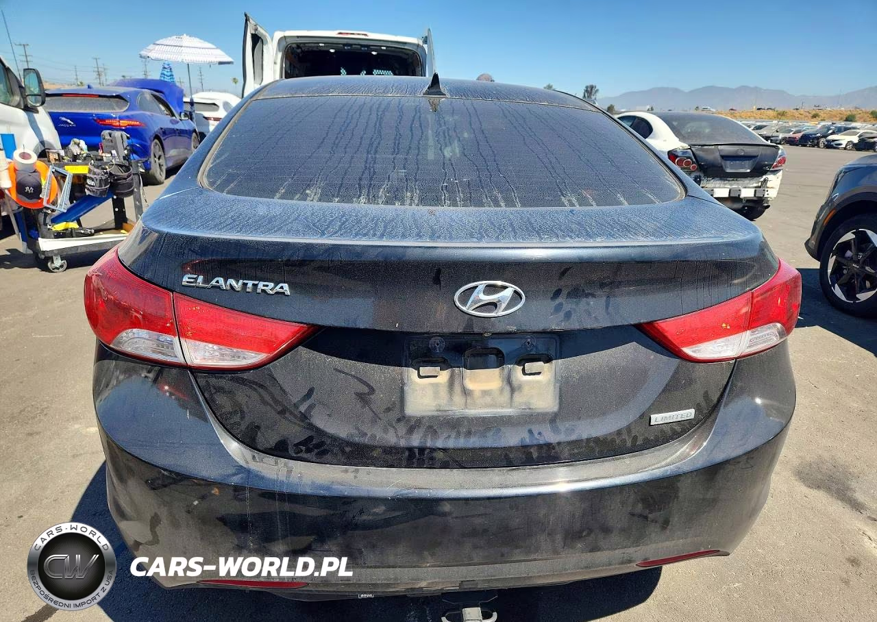 2012 Hyundai Elantra Limited VIN:KMHDH4AE6CU208100 - 6