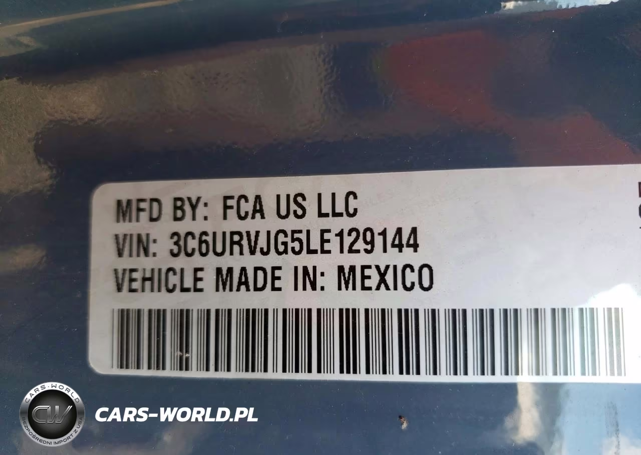 2020 Ram Promaster 3500 Delivery Van VIN:3C6URVJG5LE129144 - 14