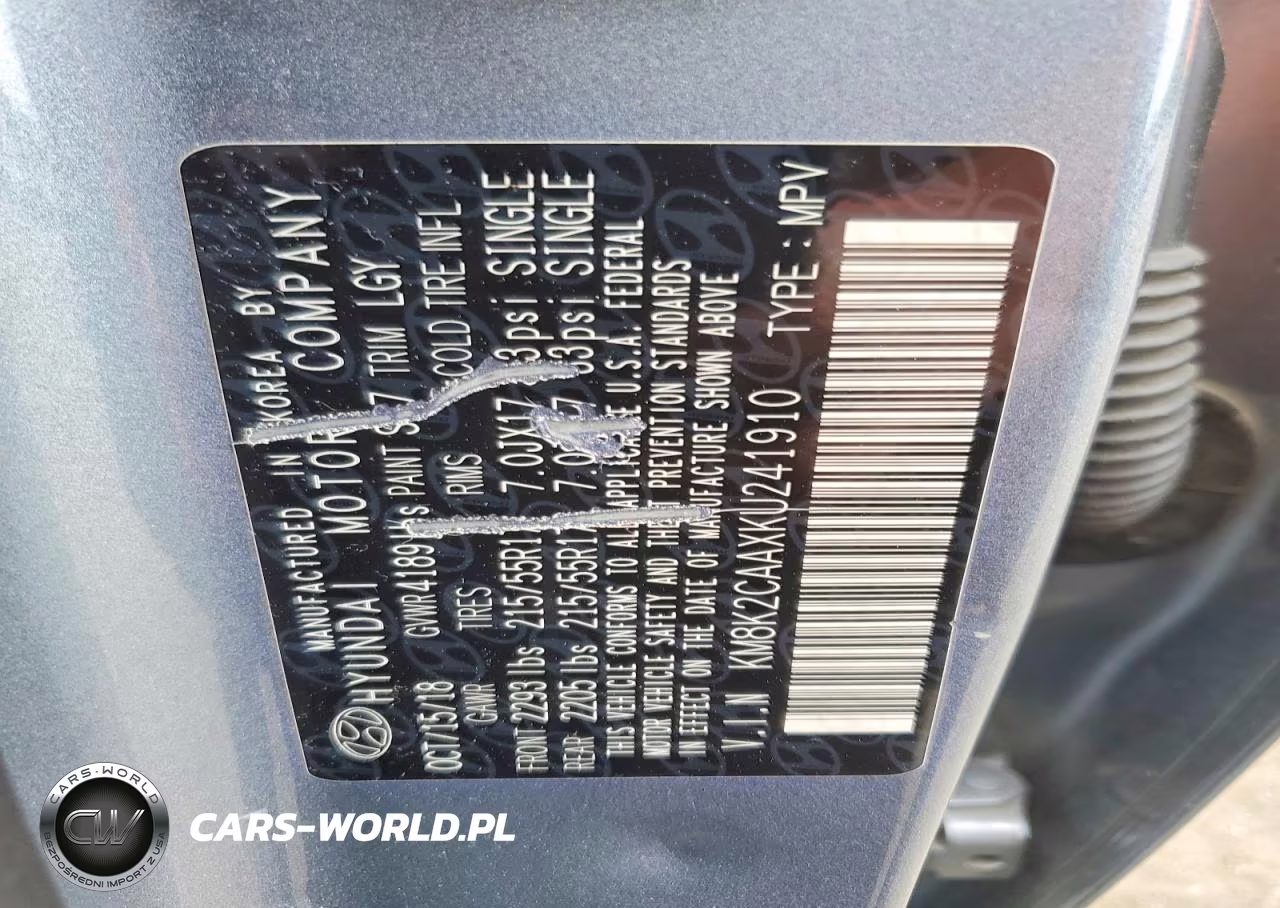 2019 Hyundai Kona Sel VIN:KM8K2CAAXKU241910 - 14