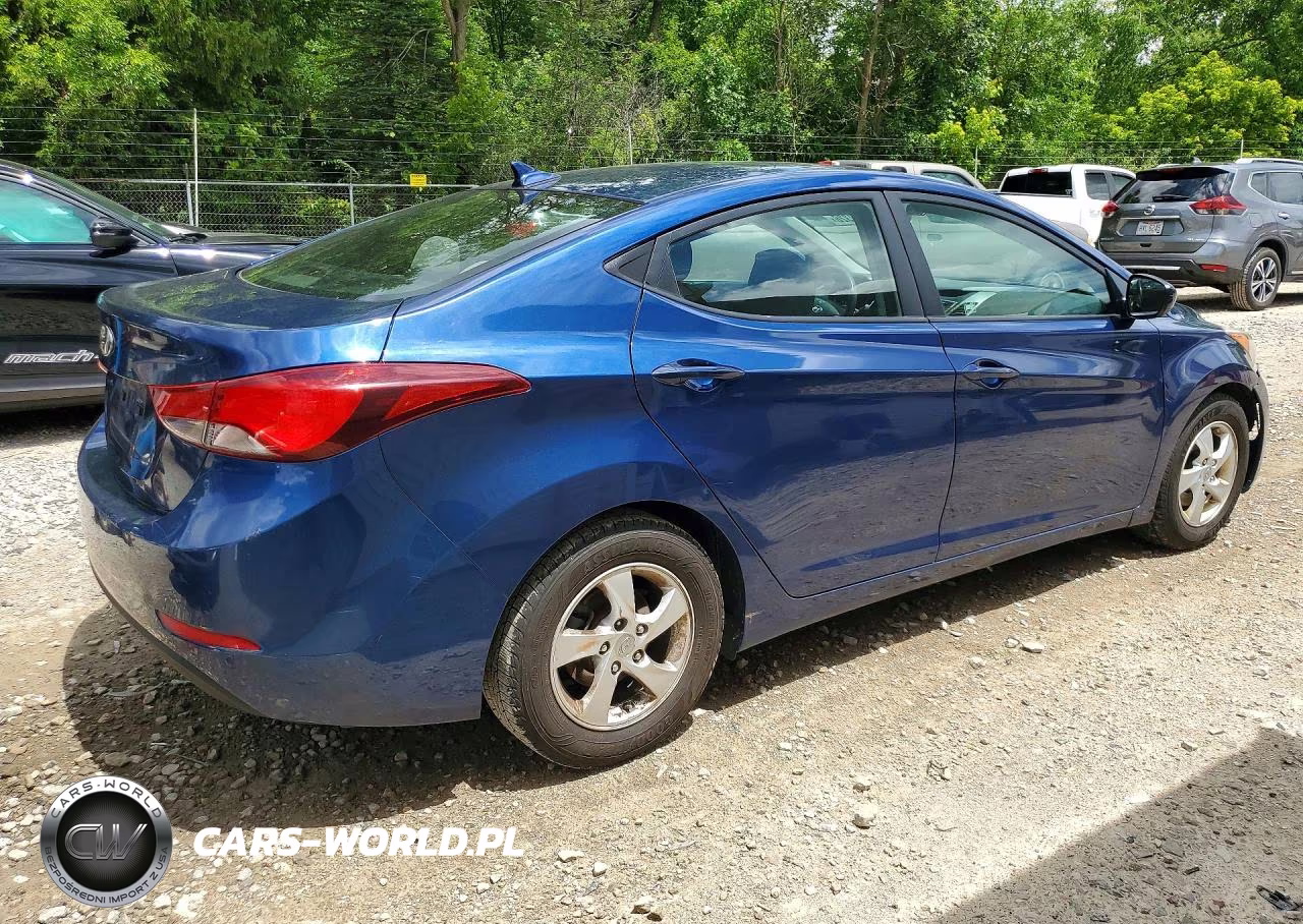 2015 Hyundai Elantra Se VIN:5NPDH4AE1FH575246 - 3