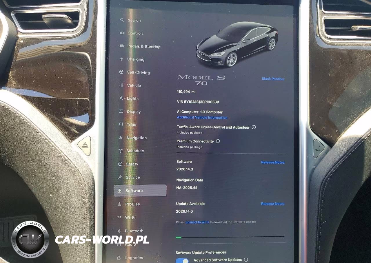 2015 Tesla Model S 70 VIN:5YJSA1S13FF100539 - 9