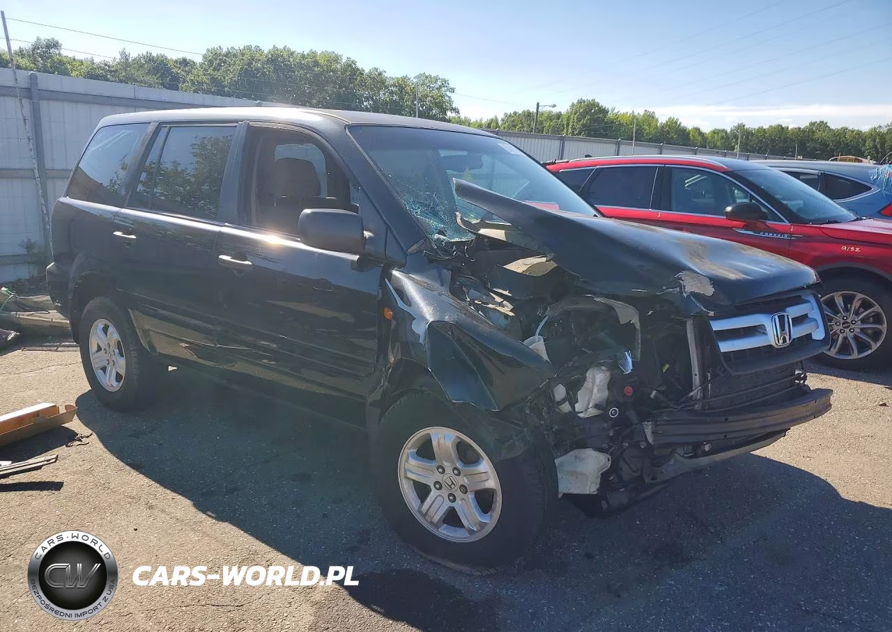 2007 Honda Pilot Lx VIN:2HKYF18177H520553 - 4