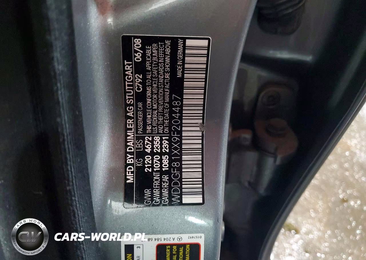 2009 Mercedes-Benz C 300 4Matic VIN:WDDGF81XX9F204487 - 13