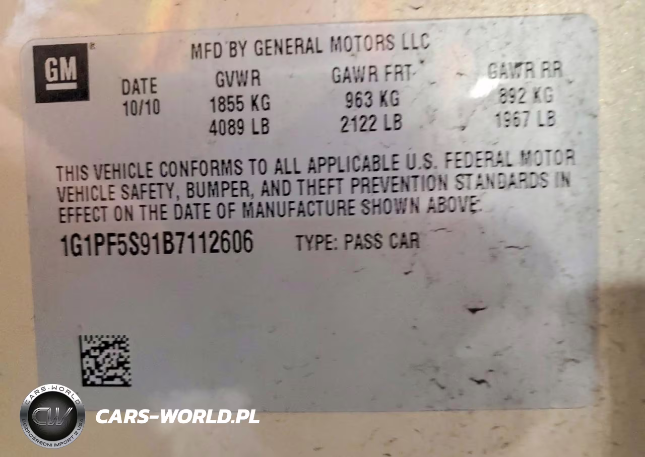 2011 Chevrolet Cruze Lt VIN:1G1PF5S91B7112606 - 13