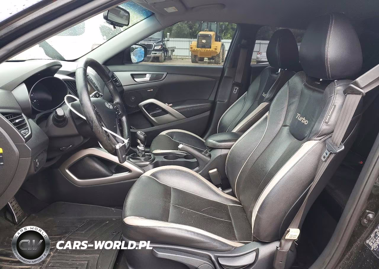 2013 Hyundai Veloster Turbo VIN:KMHTC6AEXDU154145 - 7