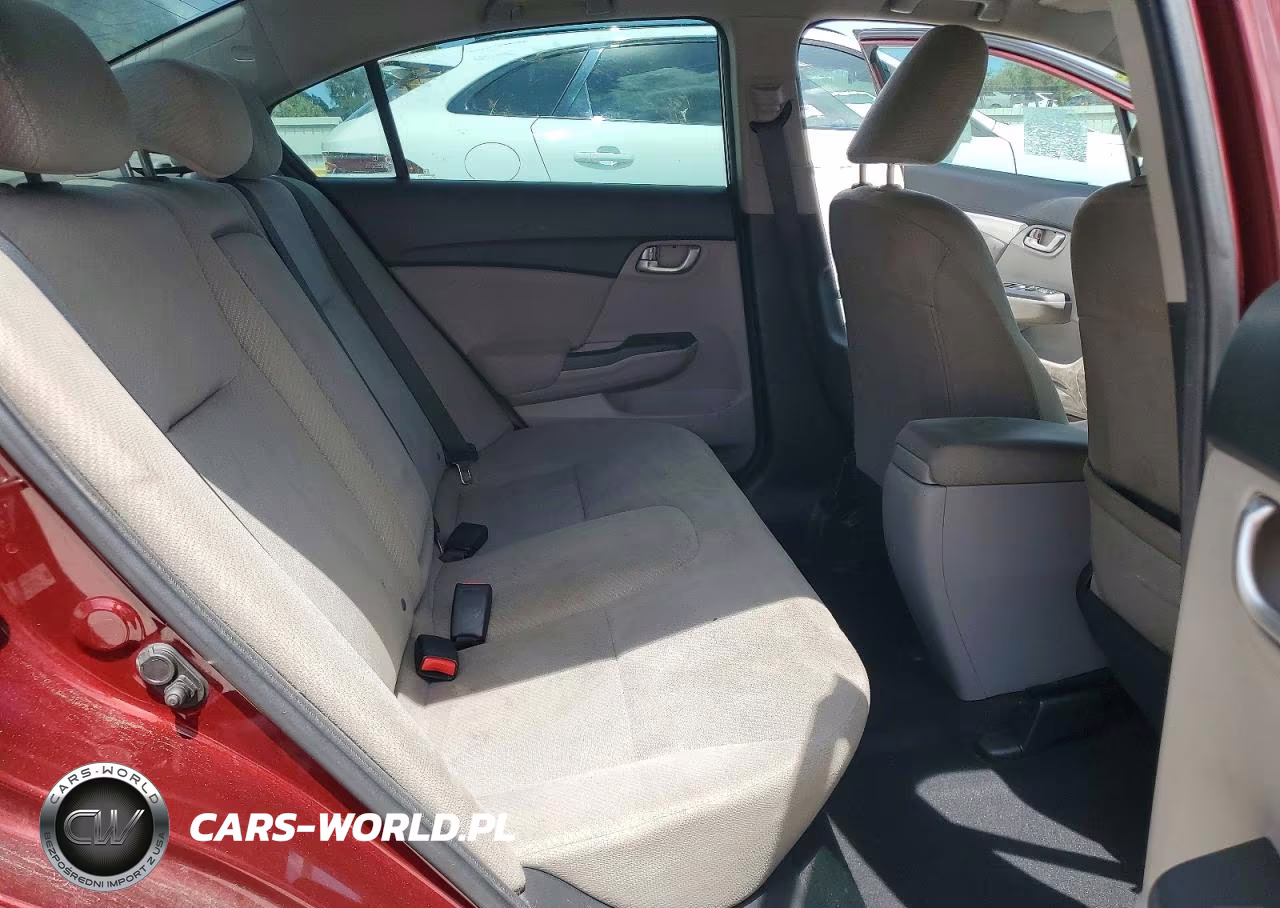2013 Honda Civic Lx VIN:2HGFB2E51DH017154 - 10