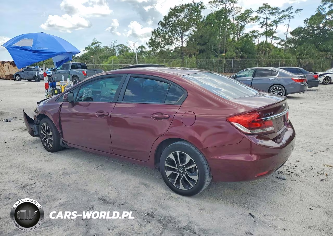 2013 Honda Civic Lx VIN:2HGFB2E51DH017154 - 2