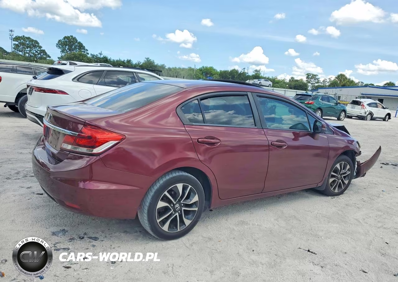 2013 Honda Civic Lx VIN:2HGFB2E51DH017154 - 3