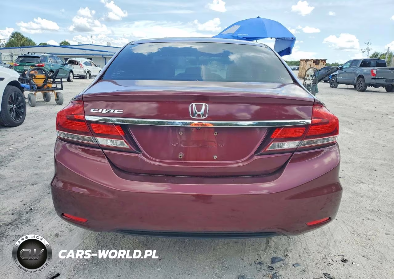 2013 Honda Civic Lx VIN:2HGFB2E51DH017154 - 6