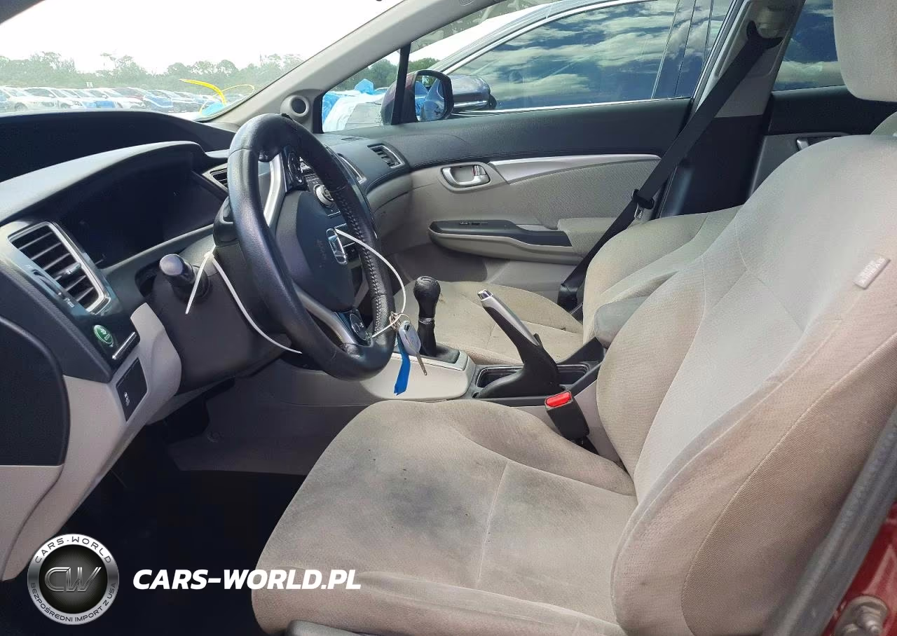 2013 Honda Civic Lx VIN:2HGFB2E51DH017154 - 7