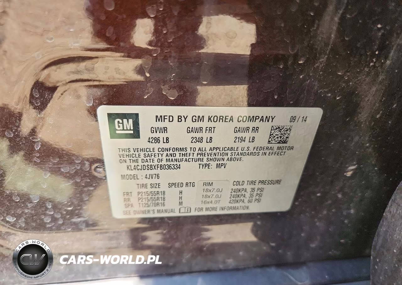 2015 Buick Encore Premium VIN:KL4CJDSBXFB036334 - 12