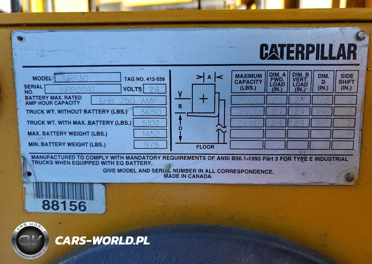 2015 Caterillar Nrp30 VIN:1NRP01141 - 10