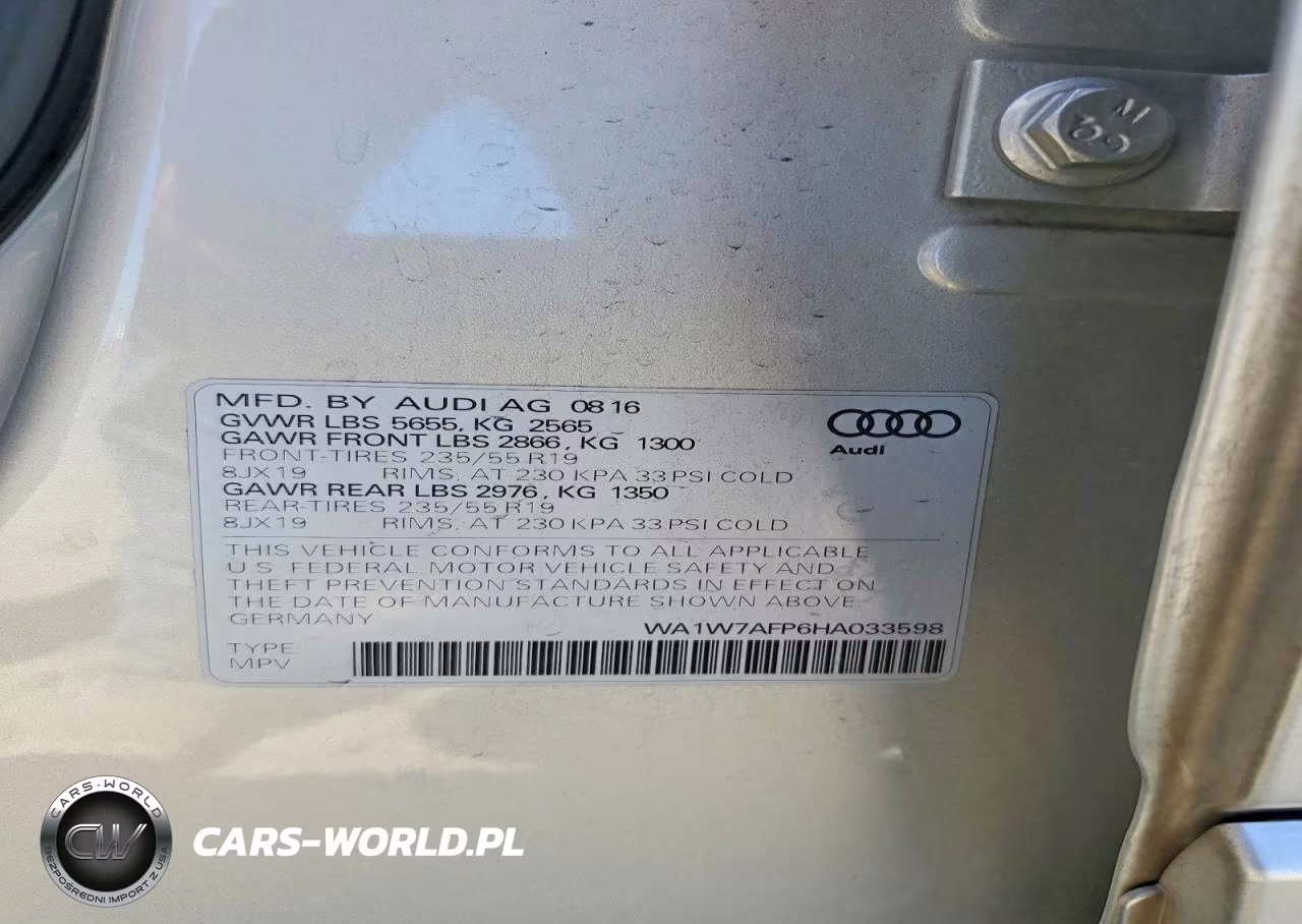 2017 Audi Q5 Prestige S-Line VIN:WA1W7AFP6HA033598 - 13