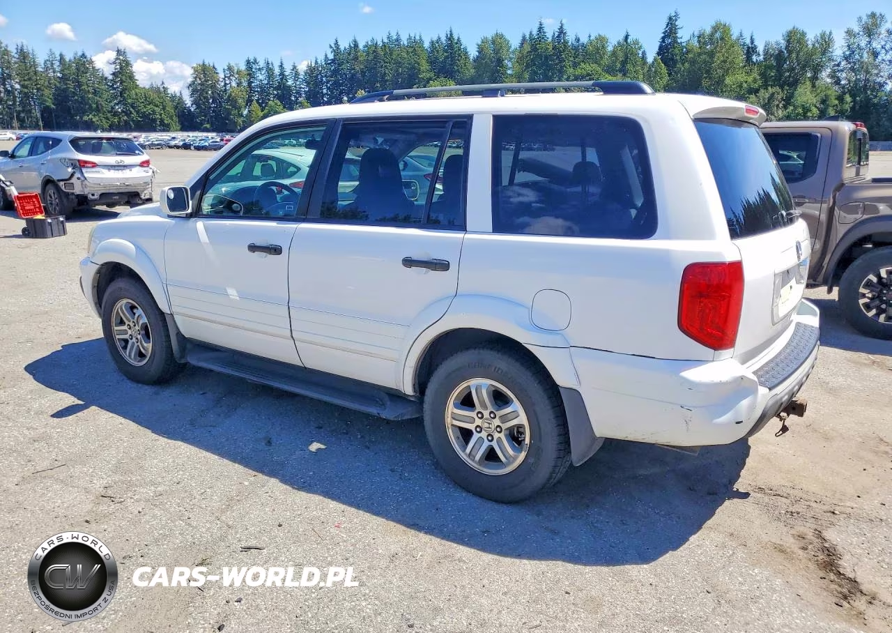2005 Honda Pilot Exl VIN:2HKYF186X5H551739 - 2