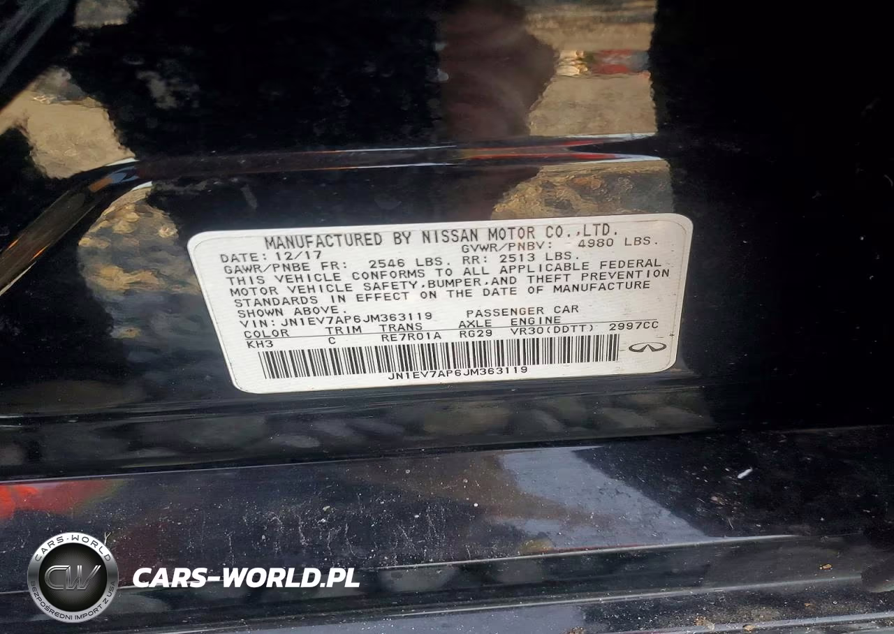 2018 Infiniti Q50 3.0T Luxe VIN:JN1EV7AP6JM363119 - 12