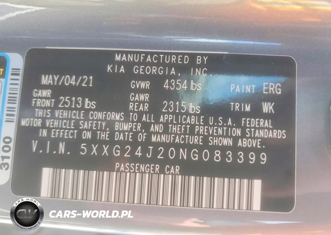 2022 Kia K5 Lx VIN:5XXG24J20NG083399 - 13
