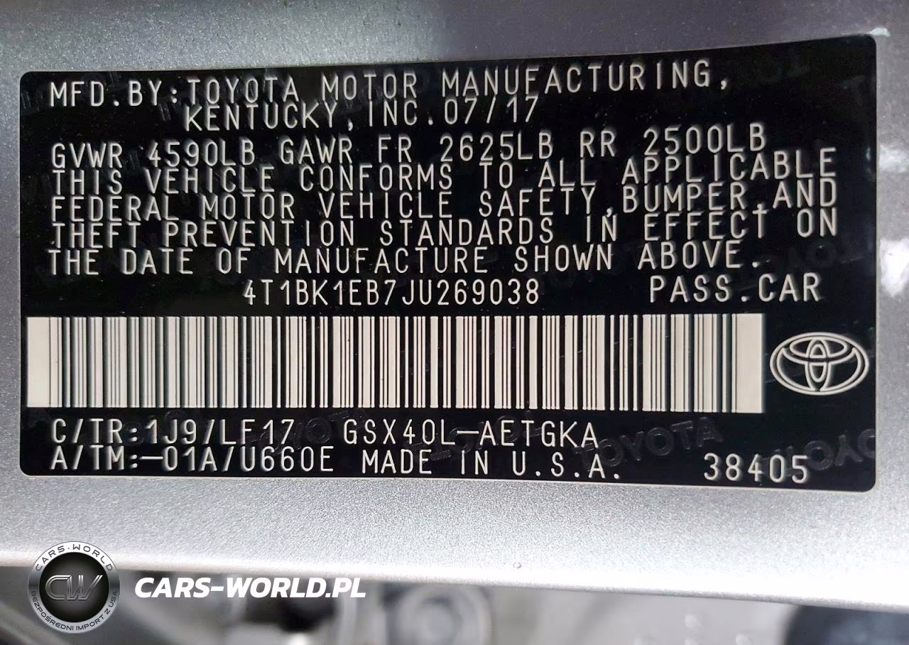 2018 Toyota Avalon Xle Premium VIN:4T1BK1EB7JU269038 - 12