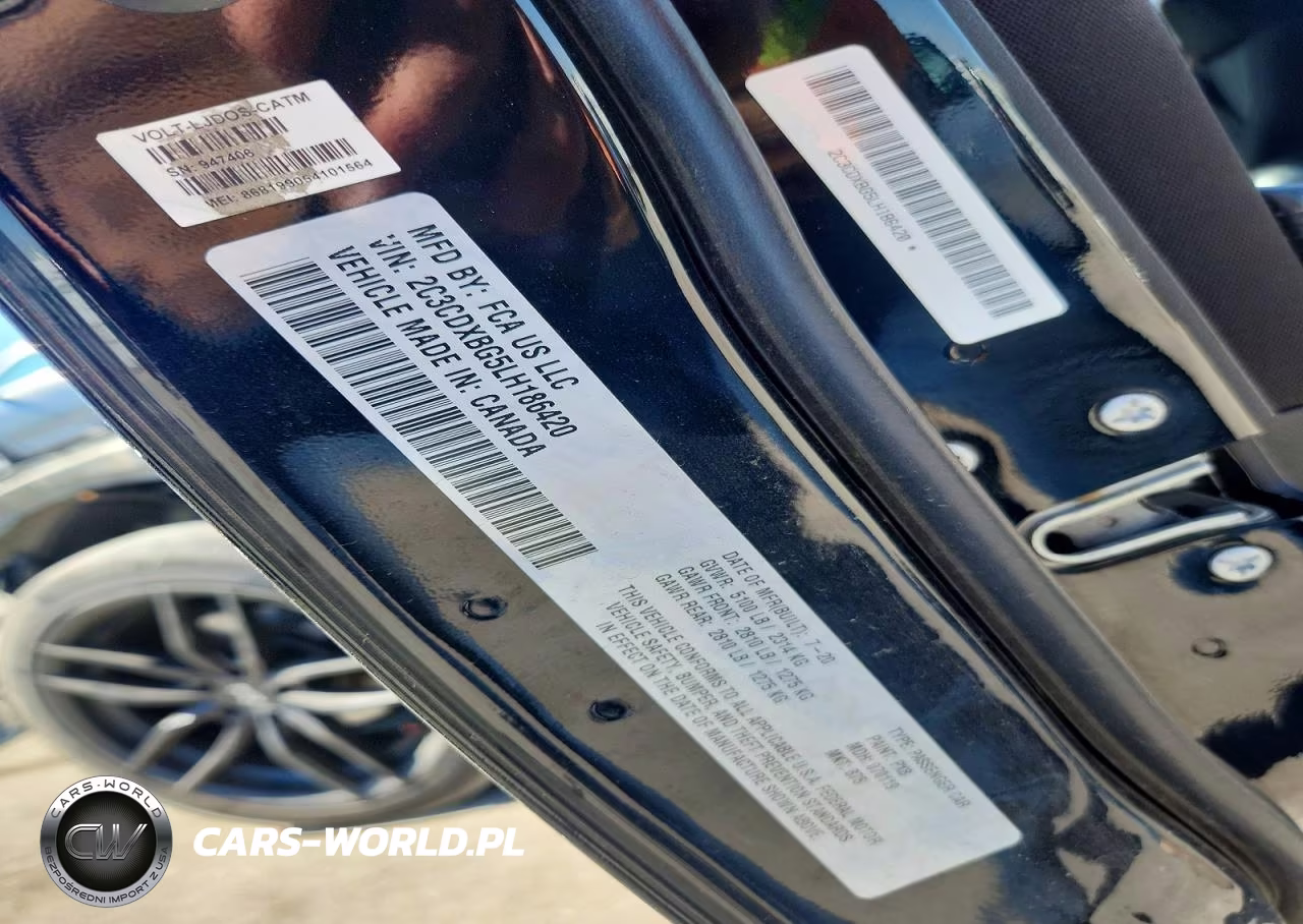 2020 Dodge Charger Sxt VIN:2C3CDXBG5LH186420 - 12