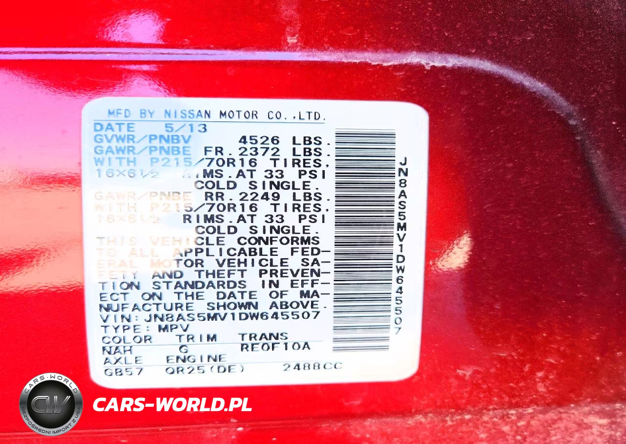 2013 Nissan Rogue S VIN:JN8AS5MV1DW645507 - 12