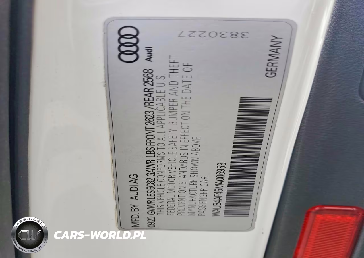 2021 Audi S4 Premium Plus VIN:WAUB4AF45MA006953 - 13