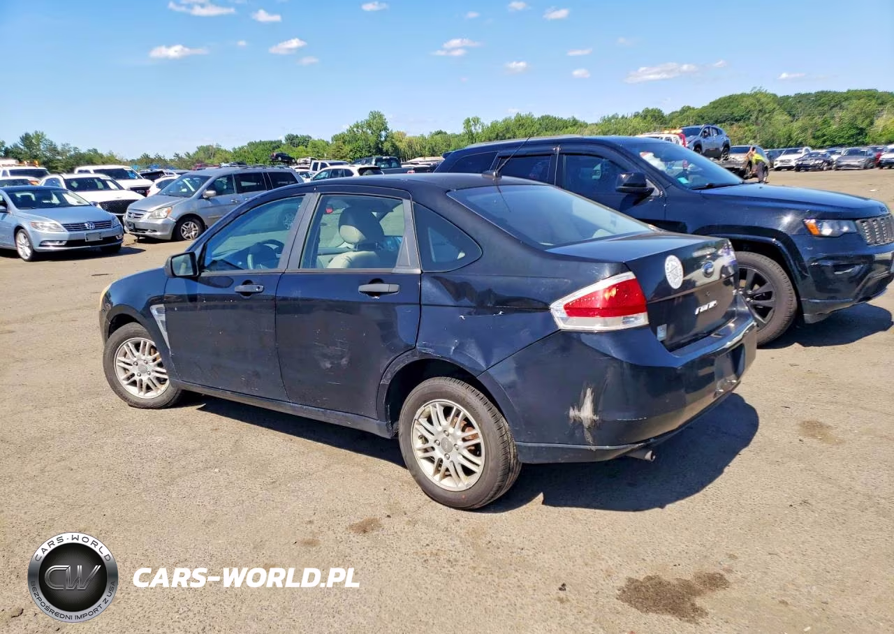 2008 Ford Focus Se VIN:1FAHP35NX8W206770 - 2