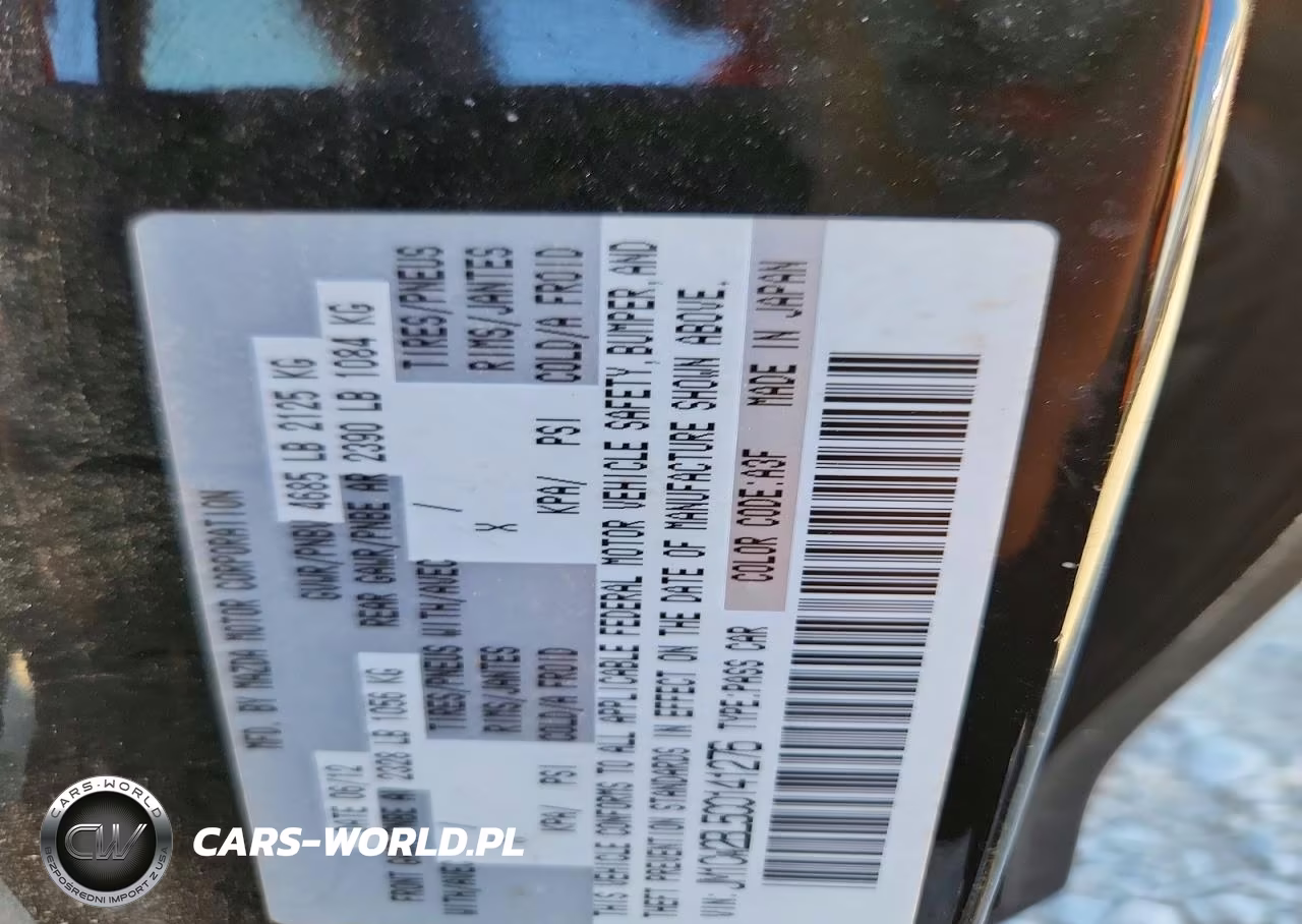 2012 Mazda 5 VIN:JM1CW2BL5C0141276 - 12