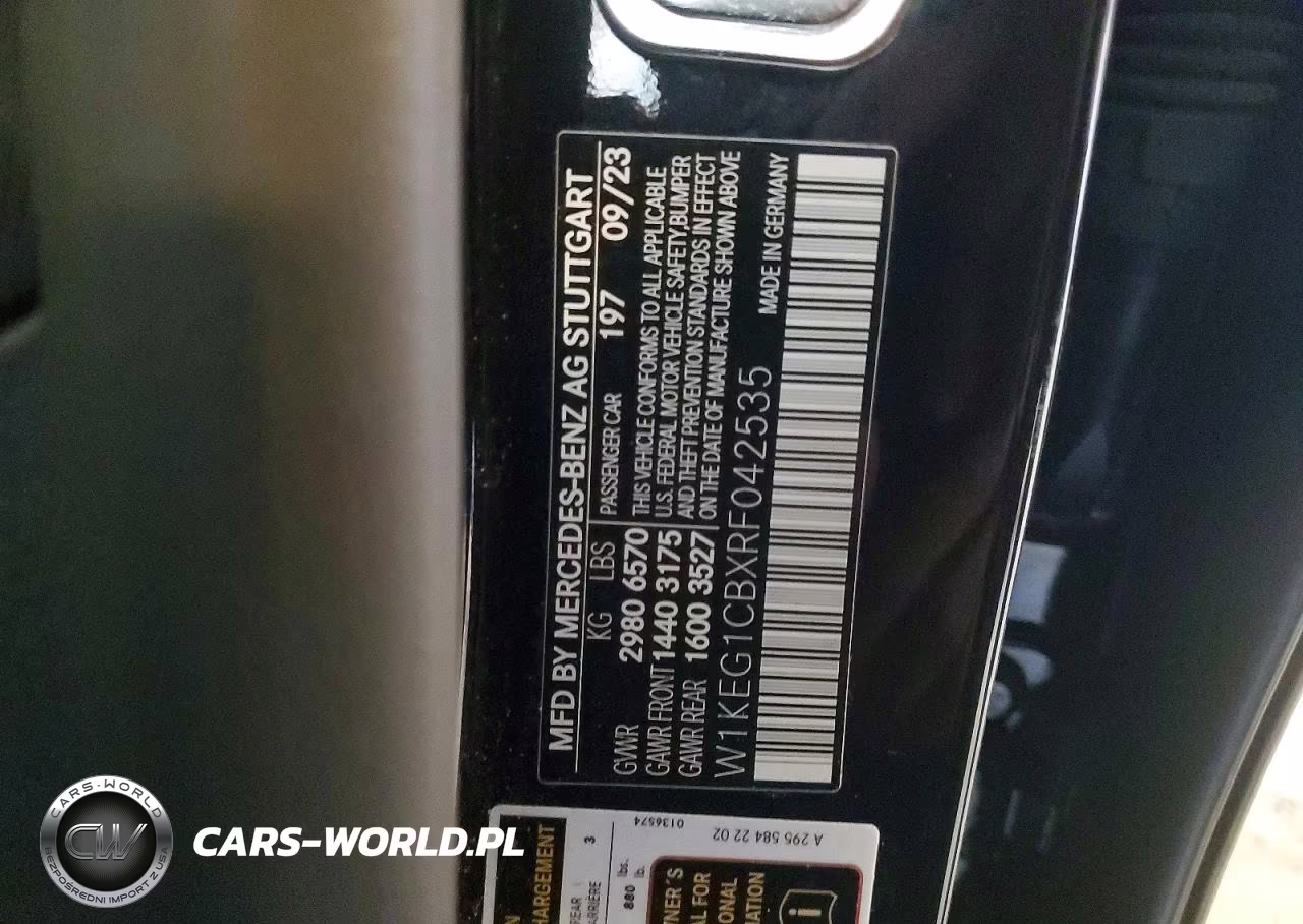 2024 Mercedes-Benz Eqe Sedan 350 4Matic VIN:W1KEG1CBXRF042535 - 12