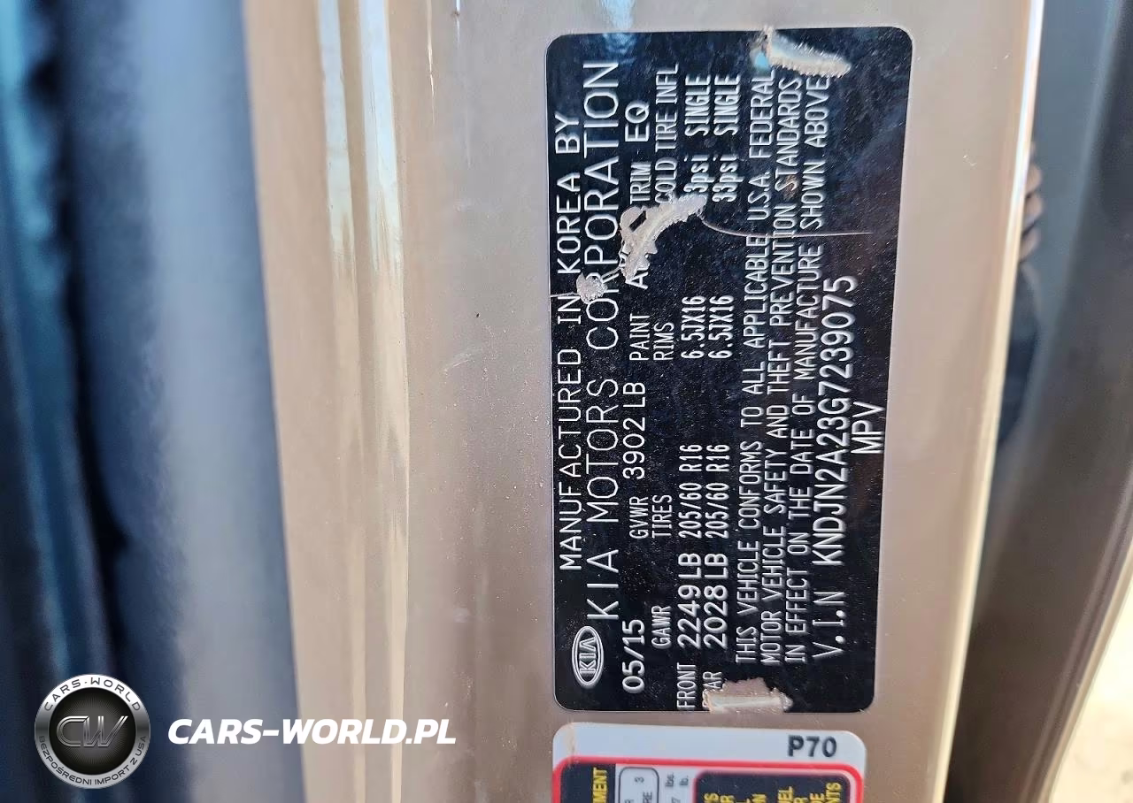 2016 Kia Soul Base VIN:KNDJN2A23G7239075 - 12