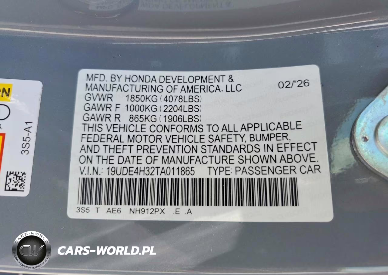 2026 Acura Integra A-Spec VIN:19UDE4H32TA011865 - 13