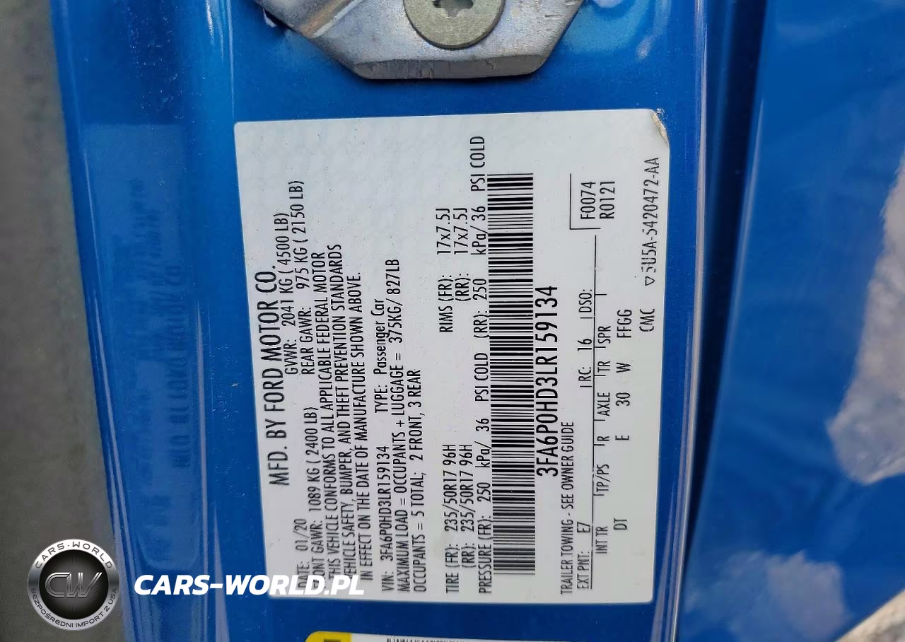2020 Ford Fusion Se VIN:3FA6P0HD3LR159134 - 12