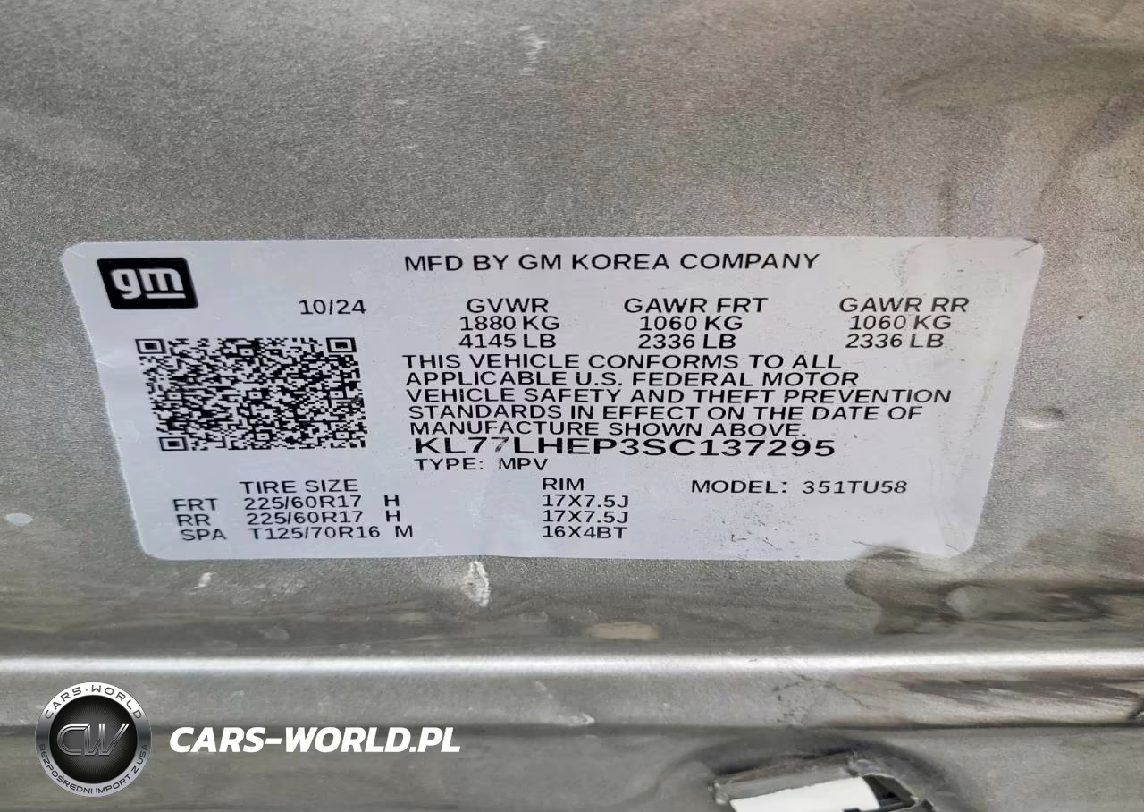 2025 Chevrolet Trax 1Lt VIN:KL77LHEP3SC137295 - 13