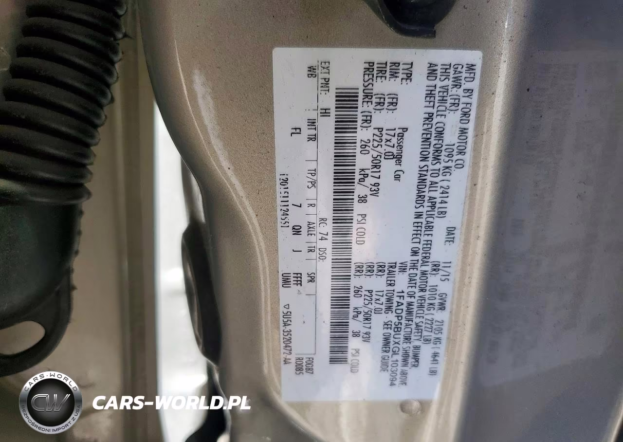 2016 Ford C-Max Sel VIN:1FADP5BUXGL103094 - 12