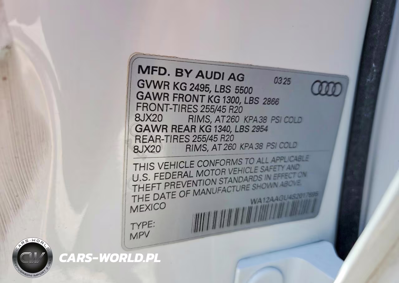 2025 Audi Q5 Premium Plus VIN:WA12AAGU4S2017695 - 14