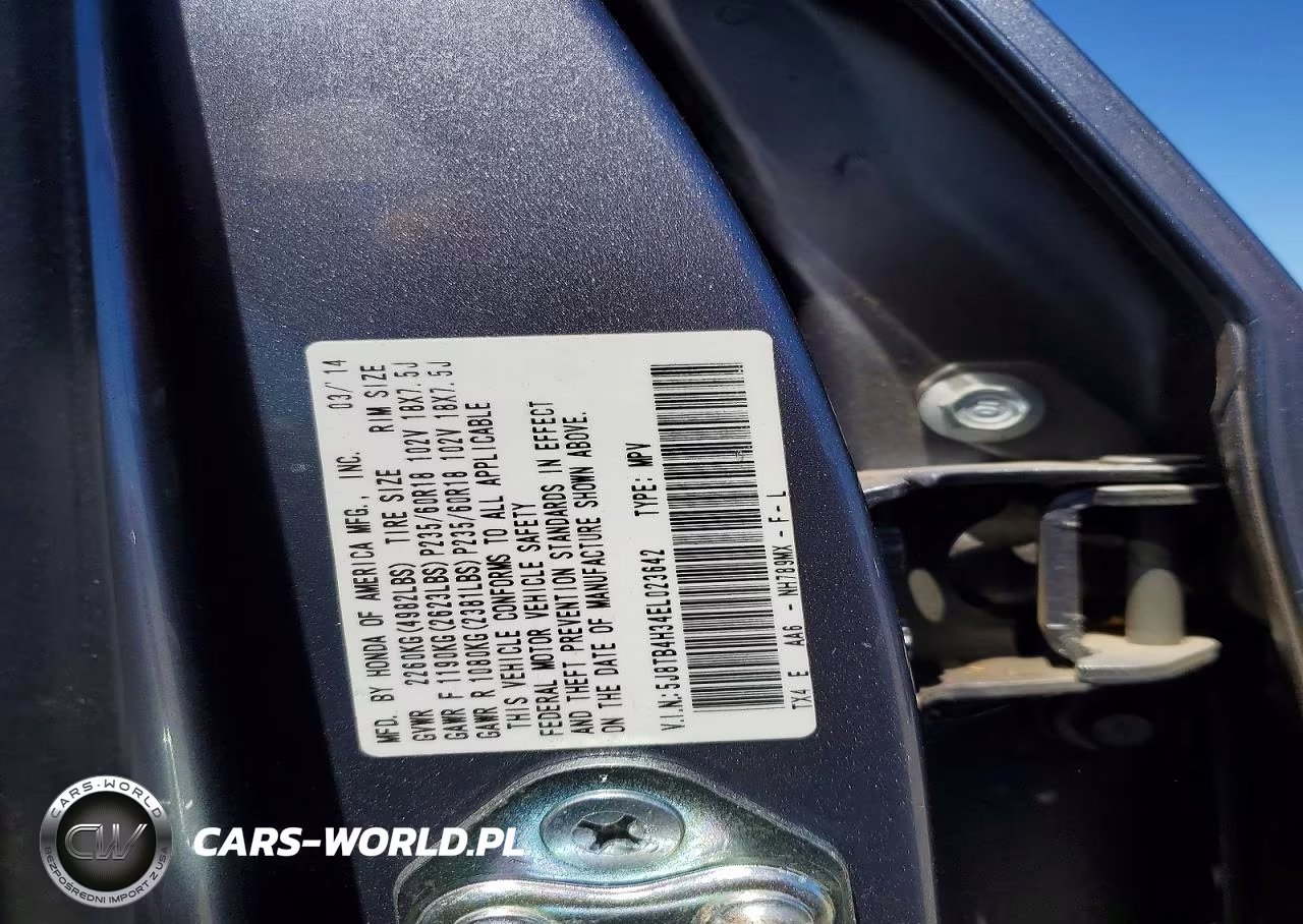 2014 Acura Rdx VIN:5J8TB4H34EL023642 - 13