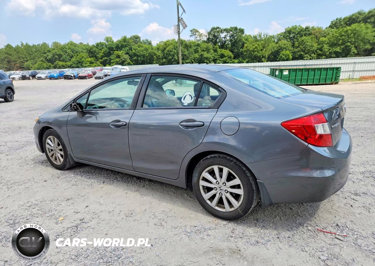 2012 Honda Civic Ex VIN:19XFB2F89CE067396 - 2