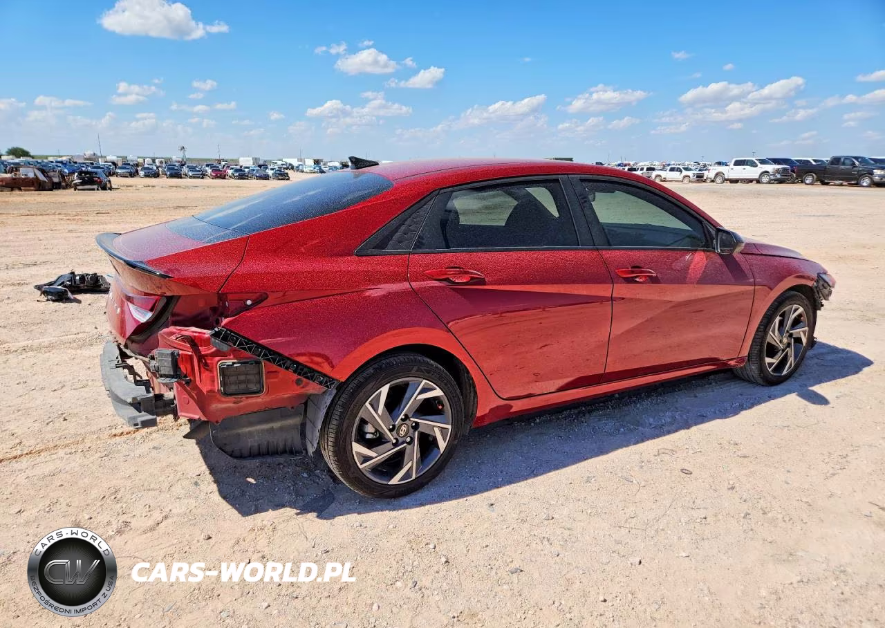 2025 Hyundai Elantra Sel Sport VIN:KMHLM4DG6SU917550 - 3