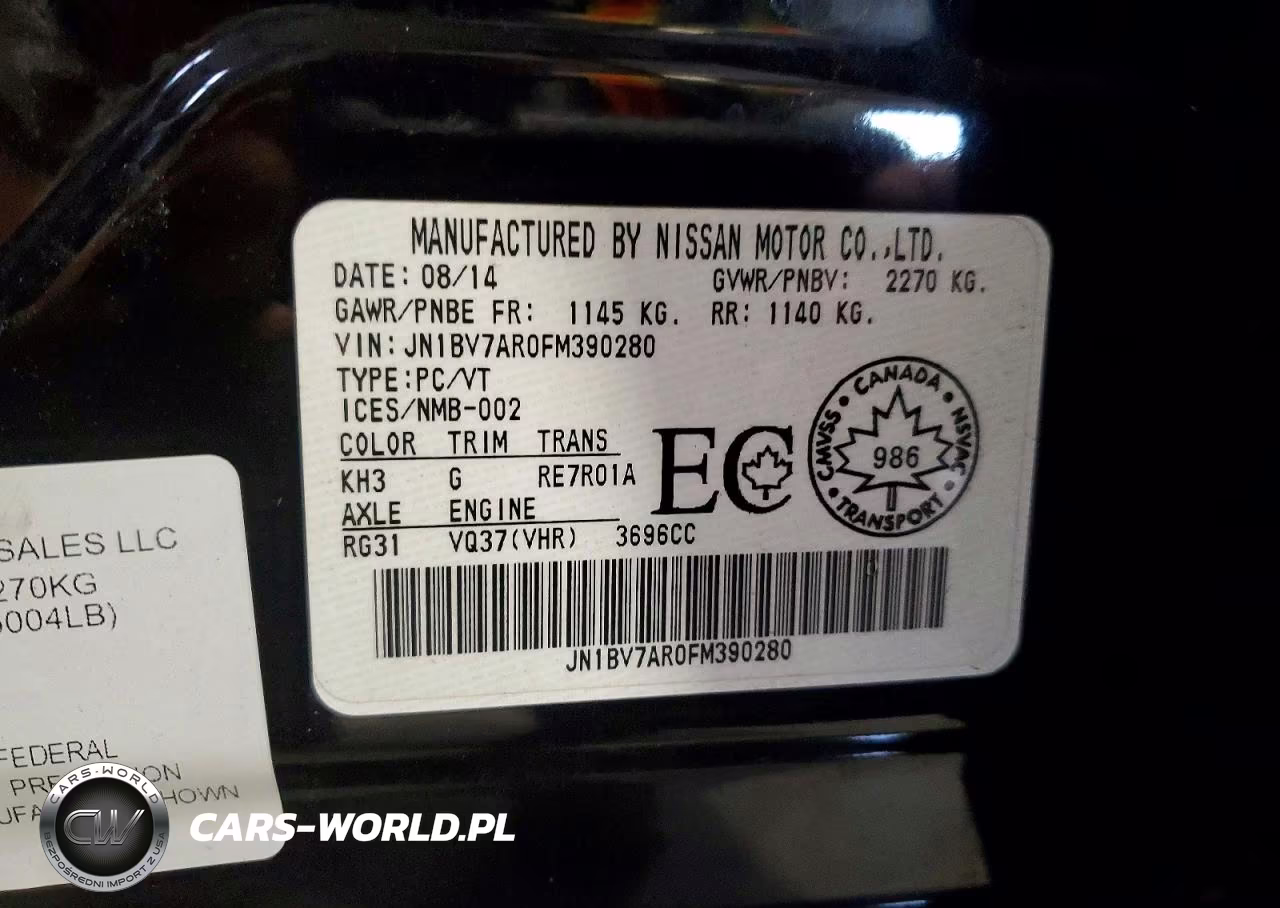 2015 Infiniti Q50 Base VIN:JN1BV7AR0FM390280 - 13