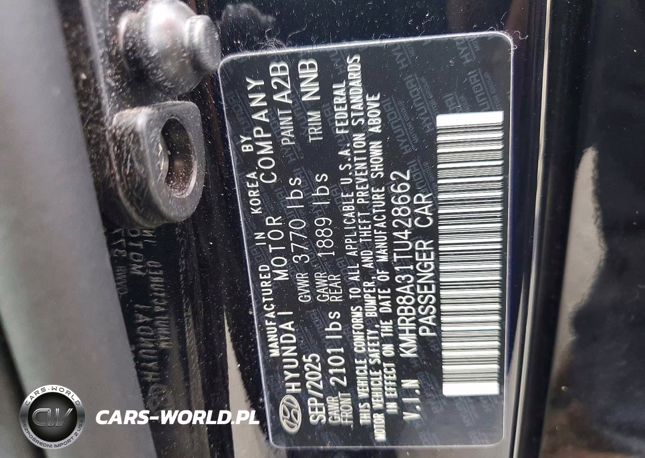 2026 Hyundai Venue Se VIN:KMHRB8A31TU428662 - 12