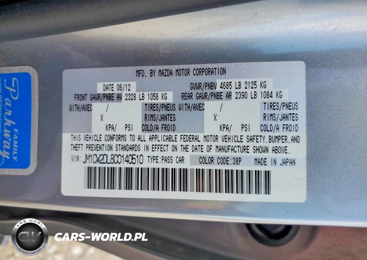 2012 Mazda 5 VIN:JM1CW2DL8C0140510 - 14